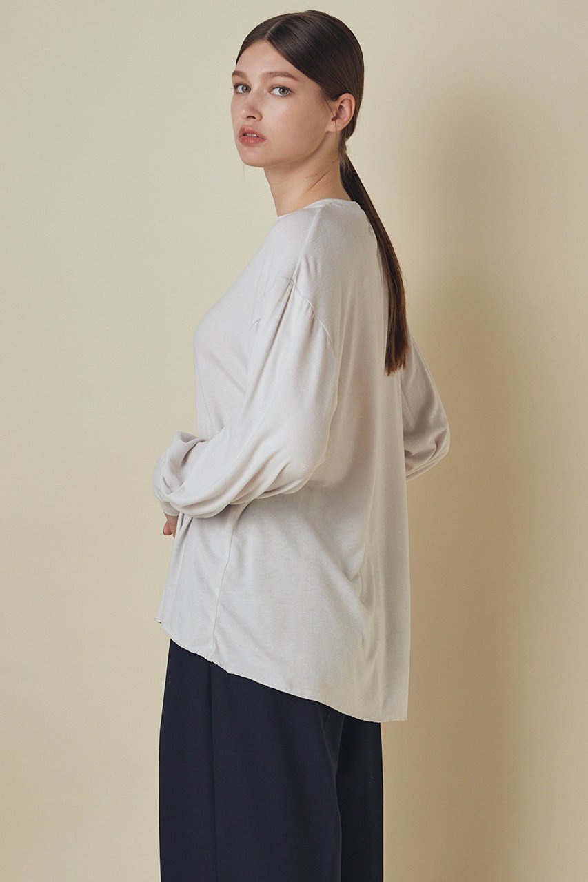 【フローレント/FLORENT】のベア天竺 ニット クルーネック プルオーバー 人気、トレンドファッション・服の通販 founy(ファニー) 　ファッション　Fashion　レディースファッション　Fashion for Women　トップス・カットソー　Cut & Sew Tops　ニット　Knit Tops & Sweaters　カジュアルプルオーバー・ニットトップス　Pullovers & Knit Tops / Casual Pullovers　アクリル　Acrylic Material　キャミソール　Camisole, Spaghetti Strap Top　シアー　Sheer, See-Through　シンプル　Simple, Minimal　ベスト　Vest, Waistcoat　秋　Autumn　other-7|ID: prp329100004655057 ipo3291000000033994818