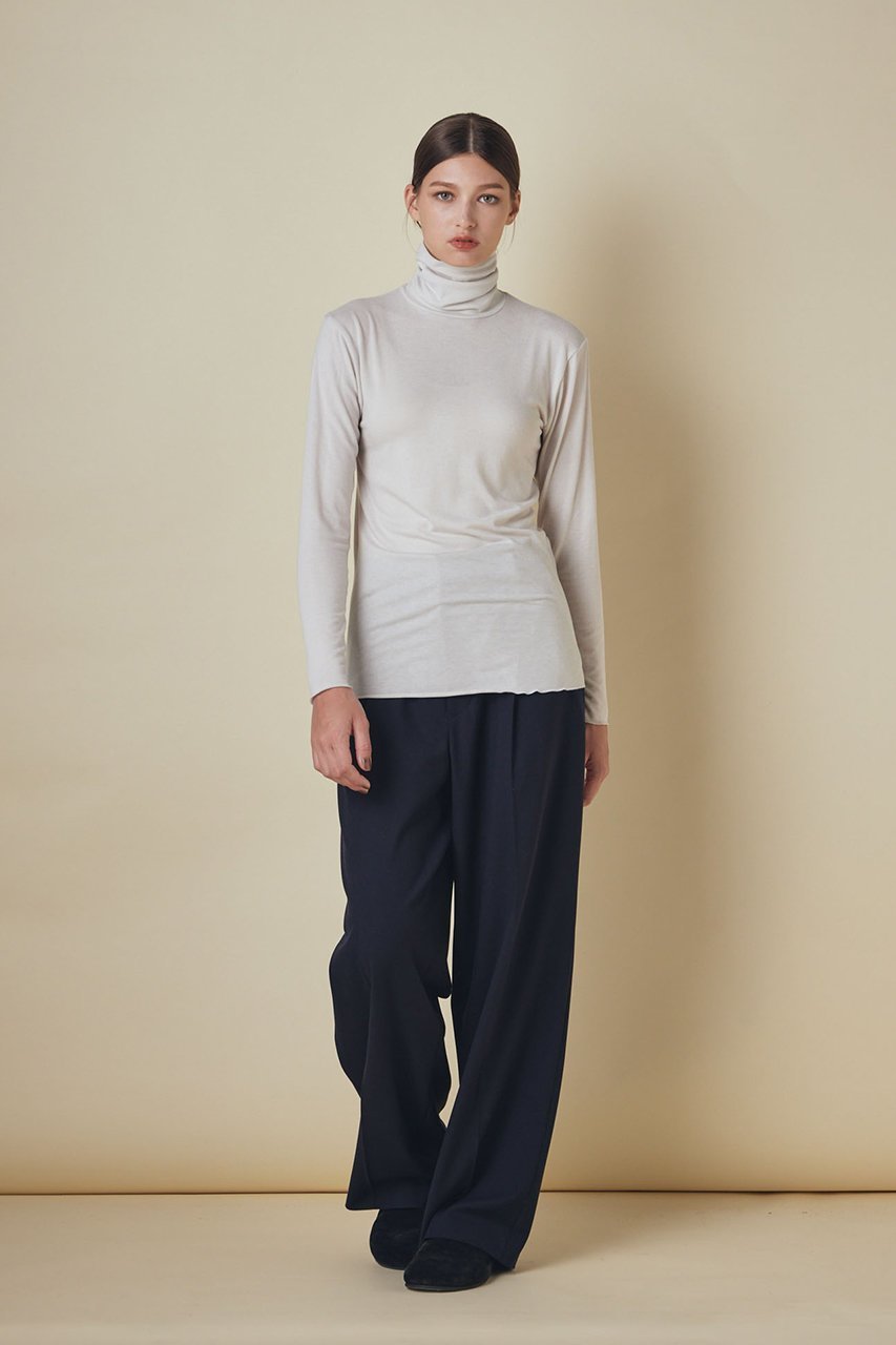 【フローレント/FLORENT】のベア天竺 ニット タートルネック プルオーバー 人気、トレンドファッション・服の通販 founy(ファニー) 　ファッション　Fashion　レディースファッション　Fashion for Women　トップス・カットソー　Cut & Sew Tops　ニット　Knit Tops & Sweaters　カジュアルプルオーバー・ニットトップス　Pullovers & Knit Tops / Casual Pullovers　タートルネック・ハイネックトップス　Turtlenecks & High-Neck Tops　アクリル　Acrylic Material　スウェット / スエット　Sweatshirt, Sweatwear　タートルネック　Turtleneck, High Neck　フィット　Fit, Slim Fit　other-7|ID: prp329100004655058 ipo3291000000033994820