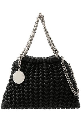 【ステラ マッカートニー/STELLA McCARTNEY】 Falabella ポップコーン2way巾着ミニトートバッグ人気、トレンドファッション・服の通販 founy(ファニー) ファッション Fashion レディースファッション Fashion for Women バッグ Bags ダイヤモンド Diamond, Brilliant Cut チェーン Chain, Chain Strap パーティ Party, Party Style 巾着 Drawstring Bag, Kinchaku |ID:prp329100004655061