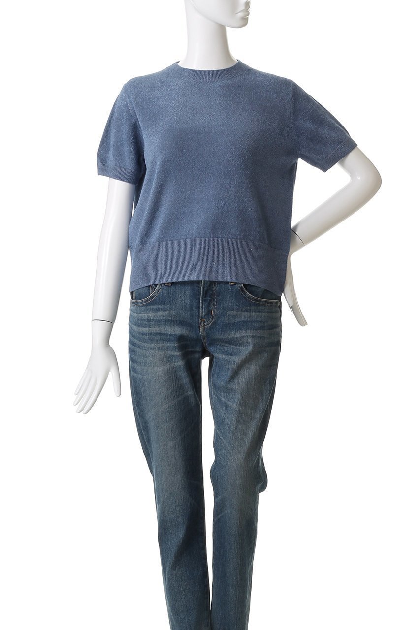 【ミュベール/MUVEIL】のパールツインニット 人気、トレンドファッション・服の通販 founy(ファニー) 　ファッション　Fashion　レディースファッション　Fashion for Women　トップス・カットソー　Cut & Sew Tops　ニット　Knit Tops & Sweaters　カーディガン・羽織り　Layered Style Cardigans　カーディガン　Cardigan, Knitwear　ジャカード／ジャガード　Jacquard, Woven Pattern　スパンコール　Sequins, Sequin Embellishment　ダブル　Double, Double-Breasted　パール　Pearl, Pearl Accent　フェミニン　Feminine, Girly　モチーフ　Motif, Design Theme　エレガント 上品　Elegant　半袖　Short Sleeve, Half Sleeve　新作・新入荷　New Arrivals / New In　other-6|ID: prp329100004655066 ipo3291000000033662395