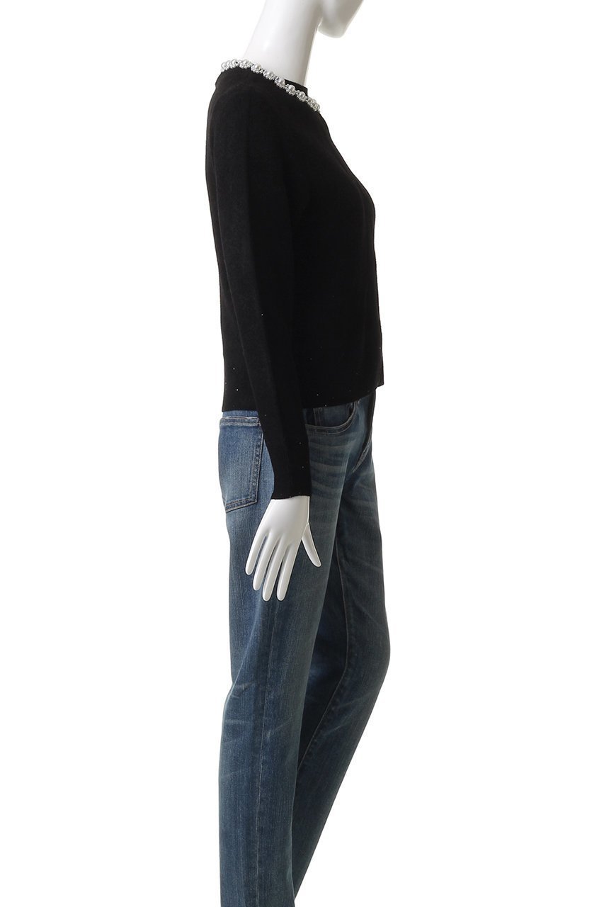 【ミュベール/MUVEIL】のパールツインニット 人気、トレンドファッション・服の通販 founy(ファニー) 　ファッション　Fashion　レディースファッション　Fashion for Women　トップス・カットソー　Cut & Sew Tops　ニット　Knit Tops & Sweaters　カーディガン・羽織り　Layered Style Cardigans　カーディガン　Cardigan, Knitwear　ジャカード／ジャガード　Jacquard, Woven Pattern　スパンコール　Sequins, Sequin Embellishment　ダブル　Double, Double-Breasted　パール　Pearl, Pearl Accent　フェミニン　Feminine, Girly　モチーフ　Motif, Design Theme　エレガント 上品　Elegant　半袖　Short Sleeve, Half Sleeve　other-3|ID: prp329100004655066 ipo3291000000035425952