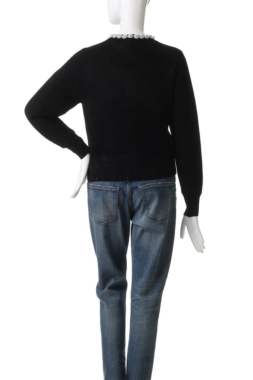 【ミュベール/MUVEIL】のパールツインニット 人気、トレンドファッション・服の通販 founy(ファニー) 　ファッション　Fashion　レディースファッション　Fashion for Women　トップス・カットソー　Cut & Sew Tops　ニット　Knit Tops & Sweaters　カーディガン・羽織り　Layered Style Cardigans　カーディガン　Cardigan, Knitwear　ジャカード／ジャガード　Jacquard, Woven Pattern　スパンコール　Sequins, Sequin Embellishment　ダブル　Double, Double-Breasted　パール　Pearl, Pearl Accent　フェミニン　Feminine, Girly　モチーフ　Motif, Design Theme　エレガント 上品　Elegant　半袖　Short Sleeve, Half Sleeve　other-4|ID: prp329100004655066 ipo3291000000035425953