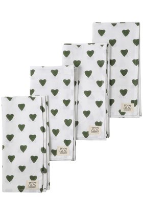 【エスゼット ブロックプリント/SZ Blockprints / GOODS】のPLACE MAT SET HEART プレイスマット4点セット(51×51cm) 人気、トレンドファッション・服の通販 founy(ファニー) おすすめ Recommended / Our Picks テーブル Table, Dining Table パーティ Party, Party Style プリント Print, Printed Pattern |ID:prp329100004655078