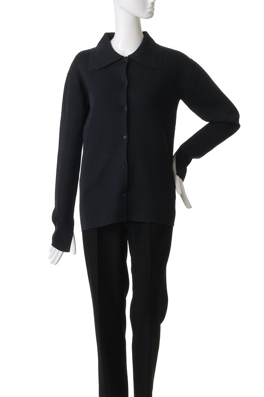 【ウーア/Uhr】のニットポロカーディガン 人気、トレンドファッション・服の通販 founy(ファニー) 　ファッション　Fashion　レディースファッション　Fashion for Women　トップス・カットソー　Cut & Sew Tops　ニット　Knit Tops & Sweaters　カーディガン・羽織り　Layered Style Cardigans　カーディガン　Cardigan, Knitwear　シンプル　Simple, Minimal　スラックス　Slacks, Dress Pants　デニム　Denim, Jeans Material　エレガント 上品　Elegant　新作・新入荷　New Arrivals / New In　other-2|ID: prp329100004655086 ipo3291000000033663036