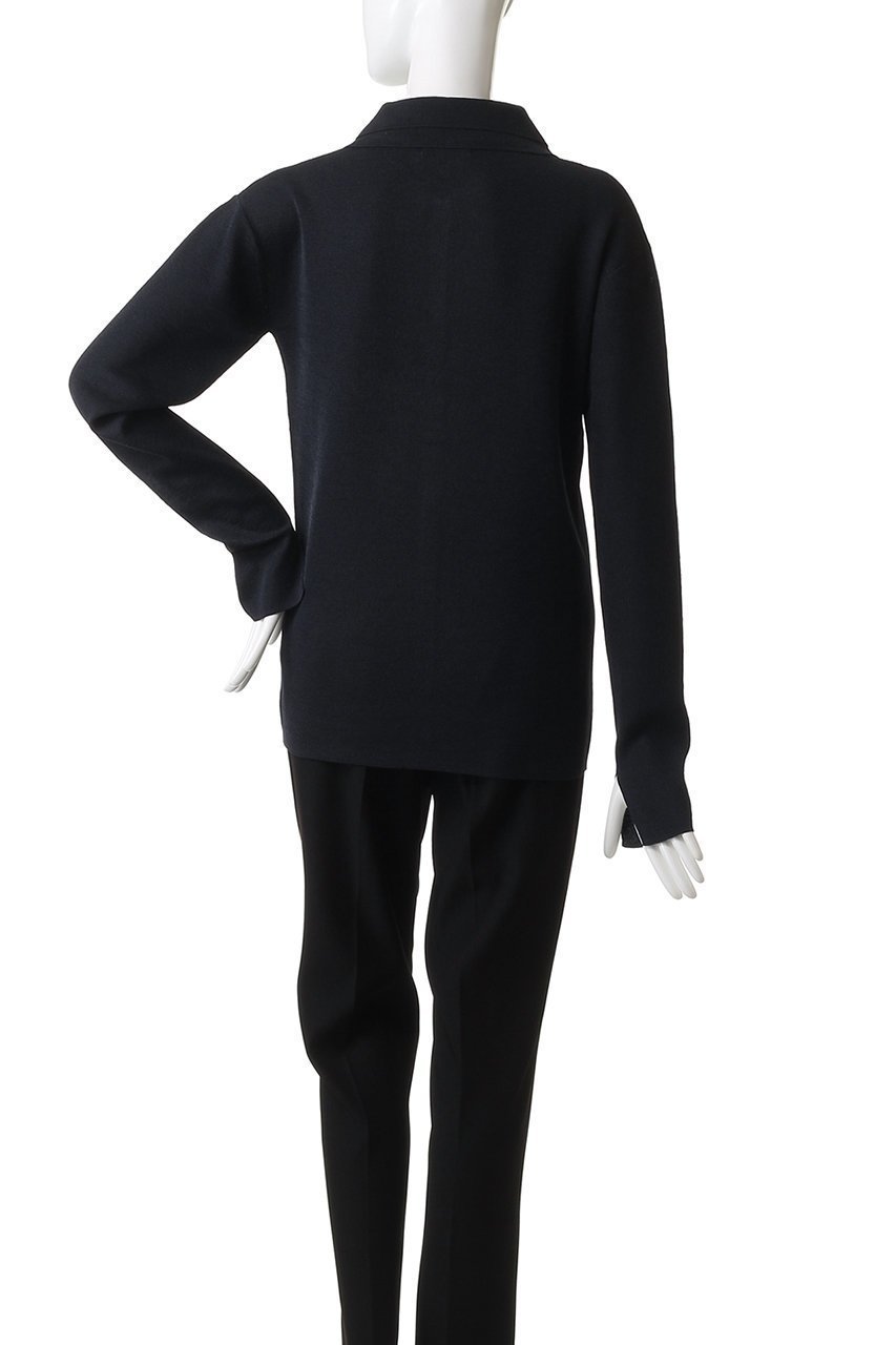 【ウーア/Uhr】のニットポロカーディガン 人気、トレンドファッション・服の通販 founy(ファニー) 　ファッション　Fashion　レディースファッション　Fashion for Women　トップス・カットソー　Cut & Sew Tops　ニット　Knit Tops & Sweaters　カーディガン・羽織り　Layered Style Cardigans　カーディガン　Cardigan, Knitwear　シンプル　Simple, Minimal　スラックス　Slacks, Dress Pants　デニム　Denim, Jeans Material　エレガント 上品　Elegant　other-4|ID: prp329100004655086 ipo3291000000036013781