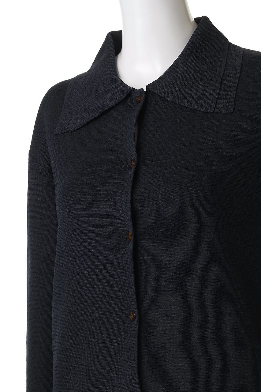 【ウーア/Uhr】のニットポロカーディガン 人気、トレンドファッション・服の通販 founy(ファニー) 　ファッション　Fashion　レディースファッション　Fashion for Women　トップス・カットソー　Cut & Sew Tops　ニット　Knit Tops & Sweaters　カーディガン・羽織り　Layered Style Cardigans　カーディガン　Cardigan, Knitwear　シンプル　Simple, Minimal　スラックス　Slacks, Dress Pants　デニム　Denim, Jeans Material　エレガント 上品　Elegant　other-5|ID: prp329100004655086 ipo3291000000036013784