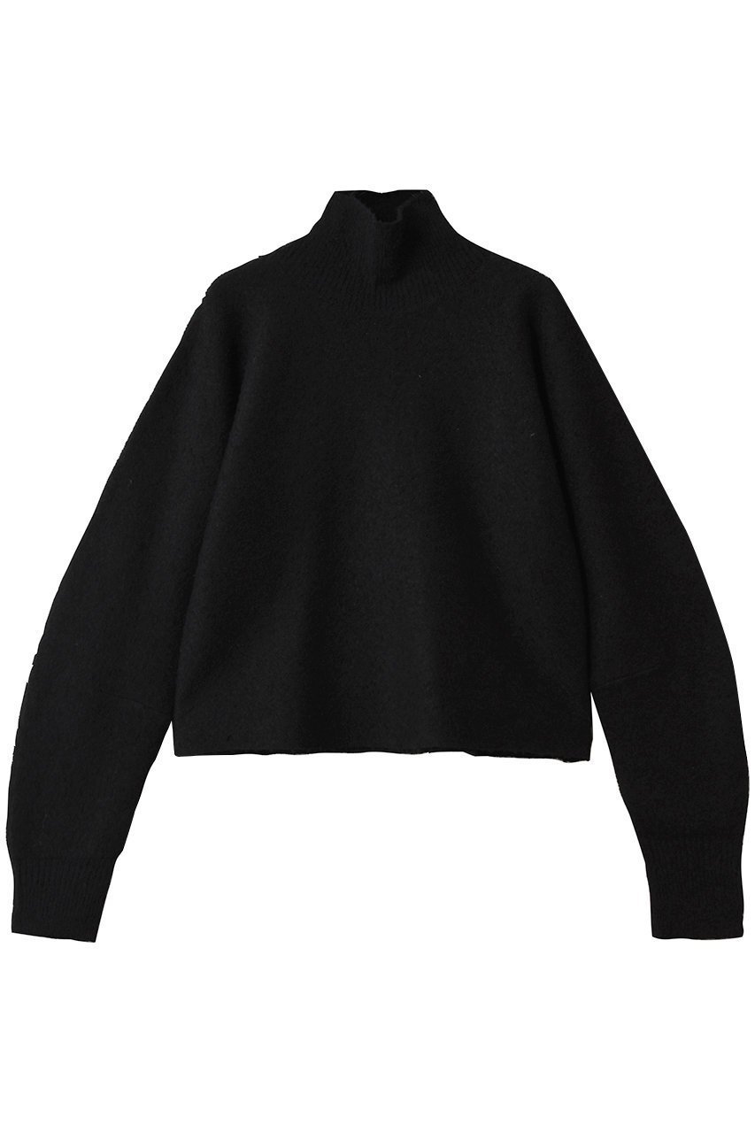 【ドメル/DOMELLE】のハイ ネック セーター インテリア・キッズ・メンズ・レディースファッション・服の通販 founy(ファニー) 　ファッション　Fashion　レディースファッション　Fashion for Women　トップス・カットソー　Cut & Sew Tops　ニット　Knit Tops & Sweaters　カジュアルプルオーバー・ニットトップス　Pullovers & Knit Tops / Casual Pullovers　おすすめ　Recommended / Our Picks　セーター　Sweater, Knitwear　ハイネック　High Neck, Mock Neck　バランス　Balance, Style Balance　ワイド　Wide, Wide Fit　新作・新入荷　New Arrivals / New In　秋　Autumn　ブラック|ID: prp329100004655087 ipo3291000000033663054