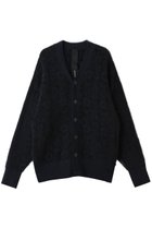 【ドメル/DOMELLE】のLEOPARD ジャカード カーディガン ネイビー×ブラック|ID: prp329100004655088 ipo3291000000035694613