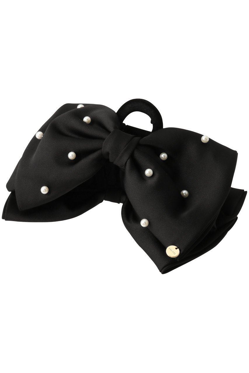 【トレス/TRESSE】のRuban Big クリップ インテリア・キッズ・メンズ・レディースファッション・服の通販 founy(ファニー) 　ファッション　Fashion　レディースファッション　Fashion for Women　シュシュ&ヘアアクセ/ヘアアレンジ　Scrunchies & Hair Accessories　アクセサリー　Fashion Accessories　エレガント 上品　Elegant　デニム　Denim, Jeans Material　バレッタ　Barrette, Hair Clip　パーティ　Party, Party Style　リボン　Ribbon, Bow　新作・新入荷　New Arrivals / New In　サテン×パール|ID: prp329100004655089 ipo3291000000033663088