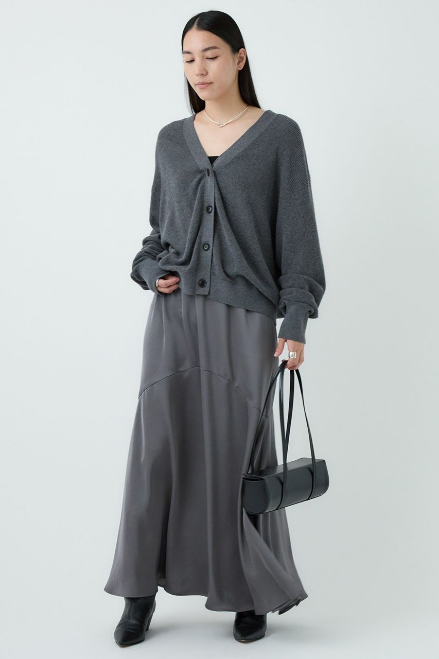 【カオス/Chaos】のアースサテンスカート 人気、トレンドファッション・服の通販 founy(ファニー) 　ファッション　Fashion　レディースファッション　Fashion for Women　スカート　Skirts　ロングスカート　Long Skirts / Maxi & Midi Skirts　サテン　Satin, Glossy Fabric　シンプル　Simple, Minimal　バランス　Balance, Style Balance　フレア　Flare, Flared　リュクス　Luxury, Elegant, High-End, Chic　ロング　Long, Long-Length　other-2|ID: prp329100004655100 ipo3291000000035276326