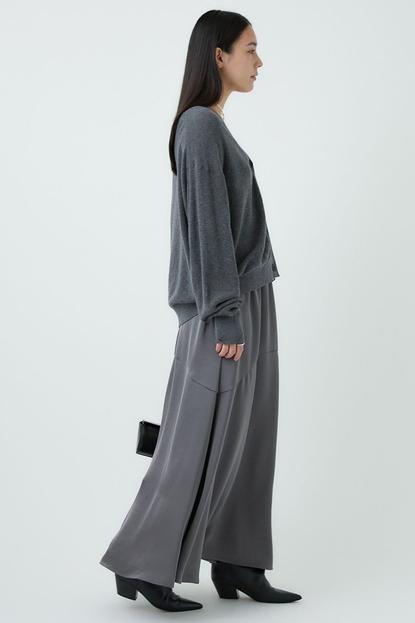 【カオス/Chaos】のアースサテンスカート 人気、トレンドファッション・服の通販 founy(ファニー) 　ファッション　Fashion　レディースファッション　Fashion for Women　スカート　Skirts　ロングスカート　Long Skirts / Maxi & Midi Skirts　サテン　Satin, Glossy Fabric　シンプル　Simple, Minimal　バランス　Balance, Style Balance　フレア　Flare, Flared　リュクス　Luxury, Elegant, High-End, Chic　ロング　Long, Long-Length　other-4|ID: prp329100004655100 ipo3291000000035276328