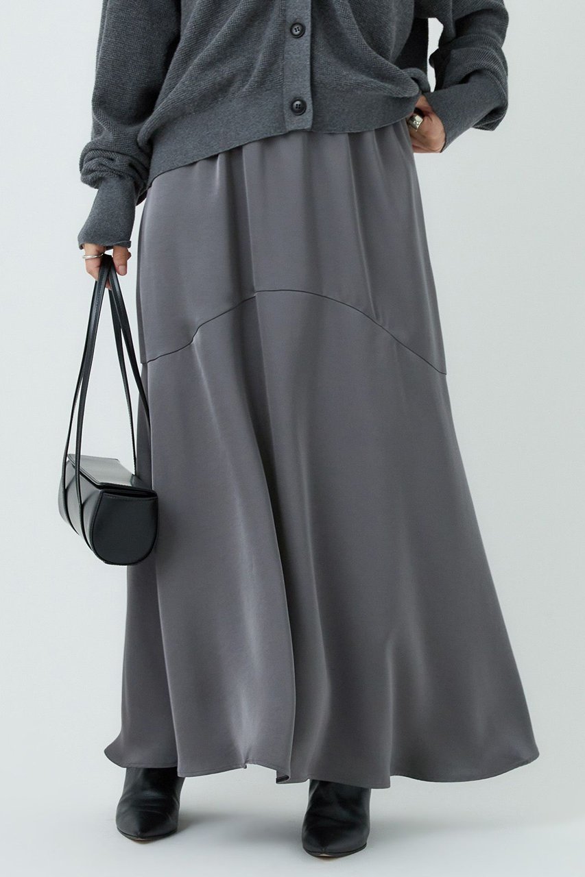 【カオス/Chaos】のアースサテンスカート 人気、トレンドファッション・服の通販 founy(ファニー) 　ファッション　Fashion　レディースファッション　Fashion for Women　スカート　Skirts　ロングスカート　Long Skirts / Maxi & Midi Skirts　サテン　Satin, Glossy Fabric　シンプル　Simple, Minimal　バランス　Balance, Style Balance　フレア　Flare, Flared　リュクス　Luxury, Elegant, High-End, Chic　ロング　Long, Long-Length　other-8|ID: prp329100004655100 ipo3291000000035276334