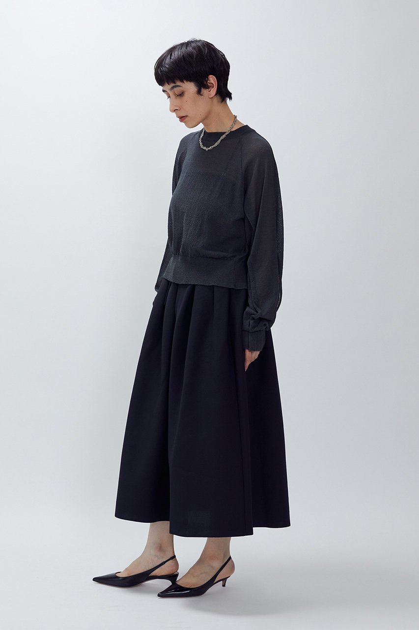 【プルミエ アロンディスモン/1er Arrondissement】の【LOWER】18Gリブスカート 人気、トレンドファッション・服の通販 founy(ファニー) 　ファッション　Fashion　レディースファッション　Fashion for Women　スカート　Skirts　ロングスカート　Long Skirts / Maxi & Midi Skirts　おすすめ　Recommended / Our Picks　コンパクト　Compact, Small Size　フィット　Fit, Slim Fit　ロング　Long, Long-Length　エレガント 上品　Elegant　other-7|ID: prp329100004655104 ipo3291000000033937410