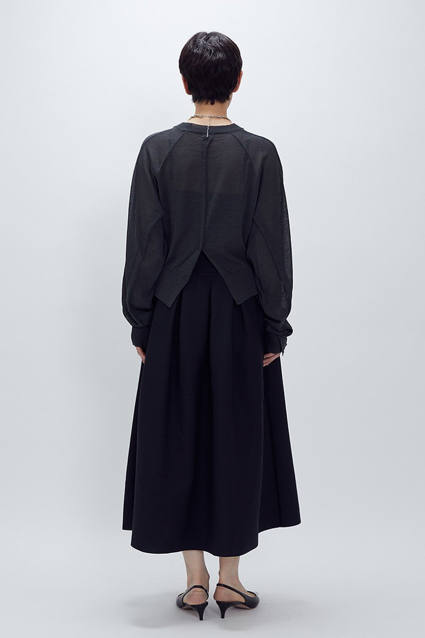 【プルミエ アロンディスモン/1er Arrondissement】の【LOWER】18Gリブスカート 人気、トレンドファッション・服の通販 founy(ファニー) 　ファッション　Fashion　レディースファッション　Fashion for Women　スカート　Skirts　ロングスカート　Long Skirts / Maxi & Midi Skirts　おすすめ　Recommended / Our Picks　コンパクト　Compact, Small Size　フィット　Fit, Slim Fit　ロング　Long, Long-Length　エレガント 上品　Elegant　other-8|ID: prp329100004655104 ipo3291000000033937412