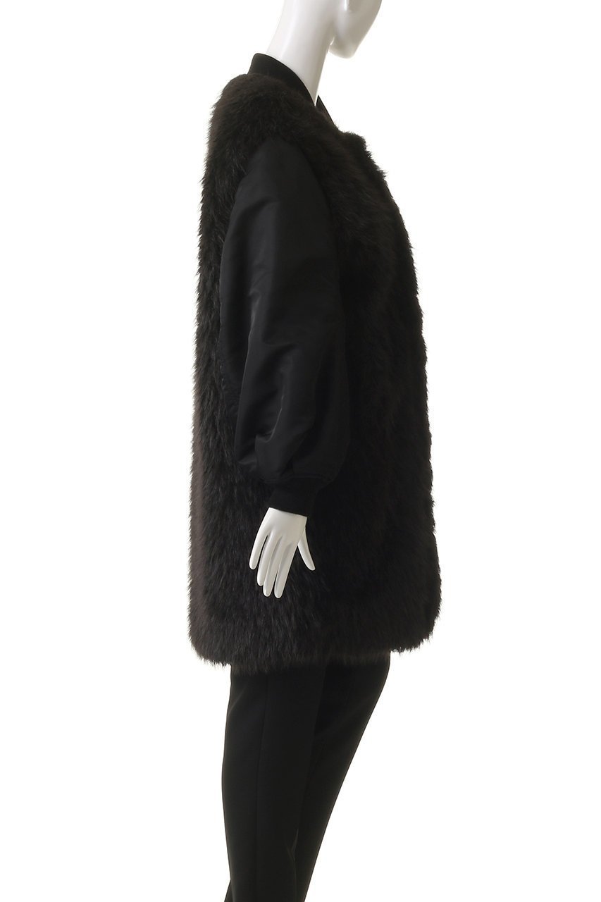 【プルミエ アロンディスモン/1er Arrondissement】の【near.nippon】別注ブルゾン 人気、トレンドファッション・服の通販 founy(ファニー) 　ファッション　Fashion　レディースファッション　Fashion for Women　アウター　Coat / Outerwear Collection　レディースジャケット・軽アウター　Jackets　ブルゾンジャケット・スポーティアウター　Blouson Jackets　ジャケット　Jacket, Outerwear　チュニック　Tunic, Long Top　ドッキング　Docking, Mixed Material　バランス　Balance, Style Balance　フェイクファー　Faux Fur, Imitation Fur　フェミニン　Feminine, Girly　ブルゾン　Blouson, Bomber Jacket　ラグジュアリー　Luxury, Elegant　別注　Limited Edition, Custom Order　A/W・秋冬　Autumn/Winter　other-3|ID: prp329100004655107 ipo3291000000036126952