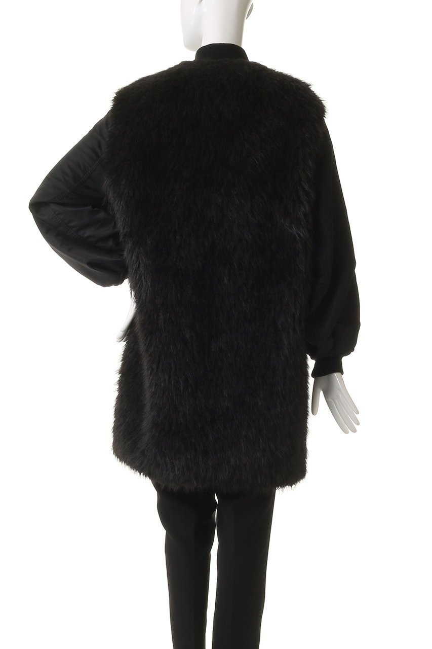 【プルミエ アロンディスモン/1er Arrondissement】の【near.nippon】別注ブルゾン 人気、トレンドファッション・服の通販 founy(ファニー) 　ファッション　Fashion　レディースファッション　Fashion for Women　アウター　Coat / Outerwear Collection　レディースジャケット・軽アウター　Jackets　ブルゾンジャケット・スポーティアウター　Blouson Jackets　ジャケット　Jacket, Outerwear　チュニック　Tunic, Long Top　ドッキング　Docking, Mixed Material　バランス　Balance, Style Balance　フェイクファー　Faux Fur, Imitation Fur　フェミニン　Feminine, Girly　ブルゾン　Blouson, Bomber Jacket　ラグジュアリー　Luxury, Elegant　別注　Limited Edition, Custom Order　A/W・秋冬　Autumn/Winter　other-4|ID: prp329100004655107 ipo3291000000036126953