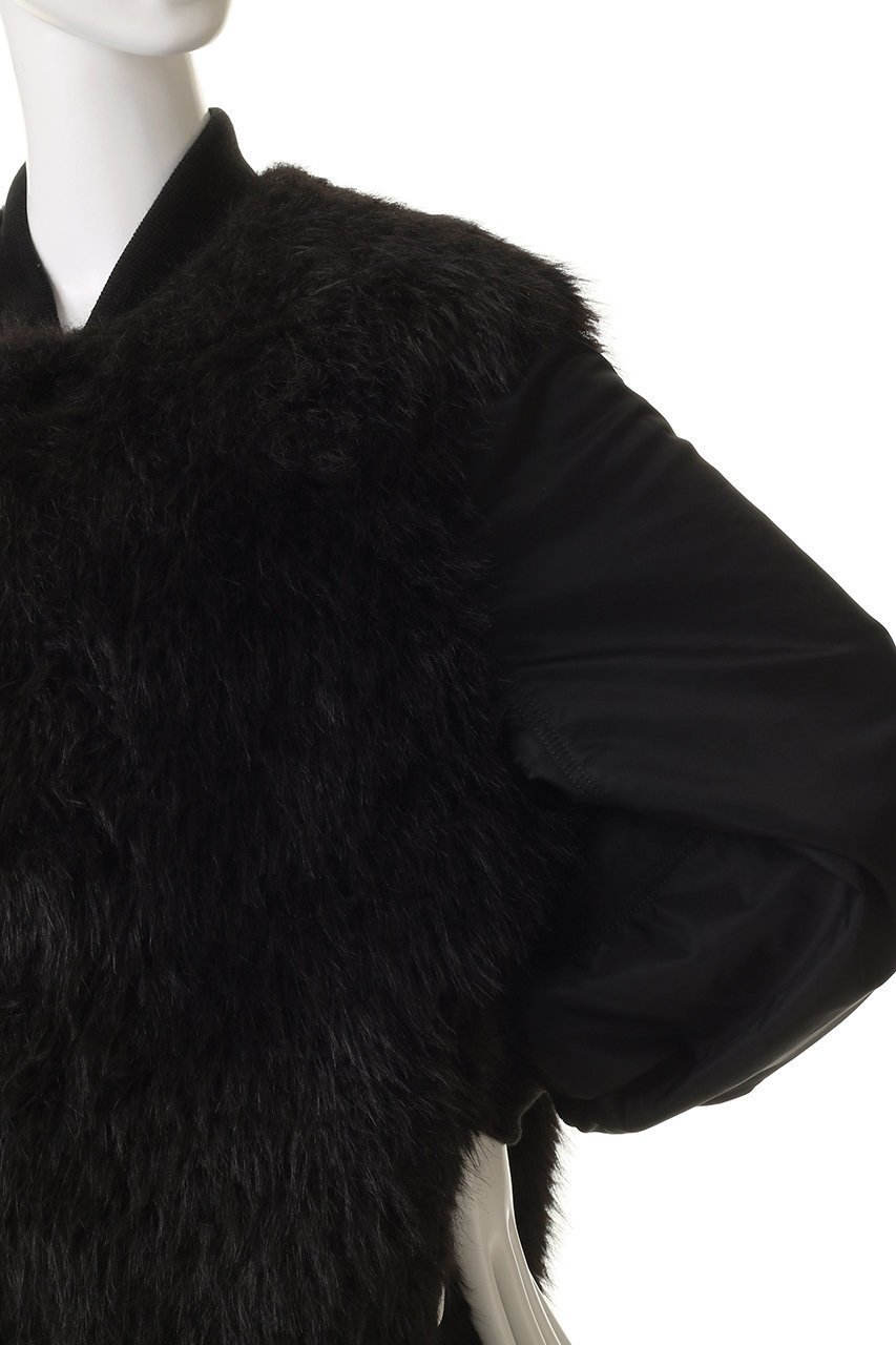 【プルミエ アロンディスモン/1er Arrondissement】の【near.nippon】別注ブルゾン 人気、トレンドファッション・服の通販 founy(ファニー) 　ファッション　Fashion　レディースファッション　Fashion for Women　アウター　Coat / Outerwear Collection　レディースジャケット・軽アウター　Jackets　ブルゾンジャケット・スポーティアウター　Blouson Jackets　ジャケット　Jacket, Outerwear　チュニック　Tunic, Long Top　ドッキング　Docking, Mixed Material　バランス　Balance, Style Balance　フェイクファー　Faux Fur, Imitation Fur　フェミニン　Feminine, Girly　ブルゾン　Blouson, Bomber Jacket　ラグジュアリー　Luxury, Elegant　別注　Limited Edition, Custom Order　A/W・秋冬　Autumn/Winter　other-5|ID: prp329100004655107 ipo3291000000036126954