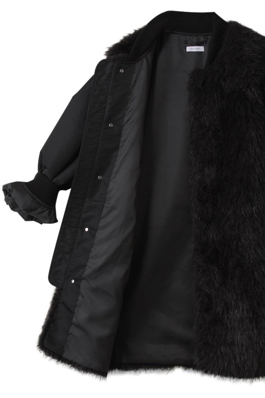 【プルミエ アロンディスモン/1er Arrondissement】の【near.nippon】別注ブルゾン 人気、トレンドファッション・服の通販 founy(ファニー) 　ファッション　Fashion　レディースファッション　Fashion for Women　アウター　Coat / Outerwear Collection　レディースジャケット・軽アウター　Jackets　ブルゾンジャケット・スポーティアウター　Blouson Jackets　ジャケット　Jacket, Outerwear　チュニック　Tunic, Long Top　ドッキング　Docking, Mixed Material　バランス　Balance, Style Balance　フェイクファー　Faux Fur, Imitation Fur　フェミニン　Feminine, Girly　ブルゾン　Blouson, Bomber Jacket　ラグジュアリー　Luxury, Elegant　別注　Limited Edition, Custom Order　A/W・秋冬　Autumn/Winter　other-6|ID: prp329100004655107 ipo3291000000036126955