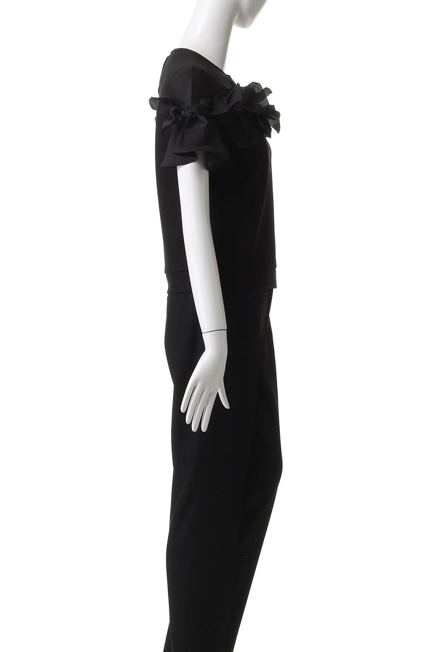 【アルアバイル/allureville】の【Loulou Willoughby】ポイントリボンプルオーバー 人気、トレンドファッション・服の通販 founy(ファニー) 　ファッション　Fashion　レディースファッション　Fashion for Women　トップス・カットソー　Cut & Sew Tops　シャツ・ブラウス・オフィスカジュアル　Elegant Blouses & Button-Ups　ロングTシャツ・Tシャツ　Longline T-Shirts & Tees　カジュアルプルオーバー・ニットトップス　Pullovers & Knit Tops / Casual Pullovers　カットソー・ベーシックTシャツ　Cut-and-Sewn Tops / Stretch Tees & Basics　コンパクト　Compact, Small Size　コンビ　Combo, Combination Style　シフォン　Chiffon, Lightweight Fabric　スリーブ　Sleeve, Long Sleeve / Short Sleeve　ダウン　Down, Puffer　デニム　Denim, Jeans Material　ドッキング　Docking, Mixed Material　フロント　Front, Front Design　リボン　Ribbon, Bow　レース　Lace, Lace Fabric　ロング　Long, Long-Length　新作・新入荷　New Arrivals / New In　other-3|ID: prp329100004655110 ipo3291000000033663395
