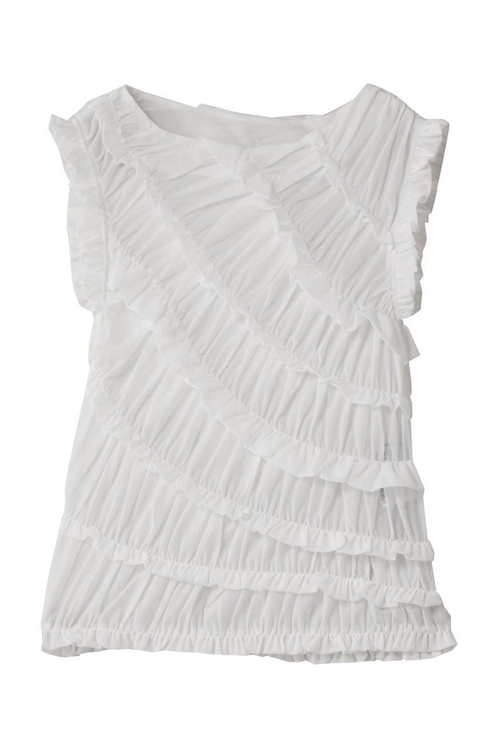 【アルアバイル/allureville】の【Loulou Willoughby】オーガンジートリコットギャザープルオーバー インテリア・キッズ・メンズ・レディースファッション・服の通販 founy(ファニー) https://founy.com/ ファッション Fashion レディースファッション Fashion for Women トップス・カットソー Cut & Sew Tops シャツ・ブラウス・オフィスカジュアル Elegant Blouses & Button-Ups ロングTシャツ・Tシャツ Longline T-Shirts & Tees カジュアルプルオーバー・ニットトップス Pullovers & Knit Tops / Casual Pullovers カットソー・ベーシックTシャツ Cut-and-Sewn Tops / Stretch Tees & Basics インナー Innerwear シャーリング Shirring, Ruched ショート Short, Short Length ジャケット Jacket, Outerwear スリーブ Sleeve, Long Sleeve / Short Sleeve デニム Denim, Jeans Material パーティ Party, Party Style フリル Frill, Ruffle |ID: prp329100004655112 ipo3291000000036126989