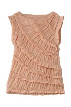 【アルアバイル/allureville】の【Loulou Willoughby】オーガンジートリコットギャザープルオーバー オレンジ|ID: prp329100004655112 ipo3291000000036126991