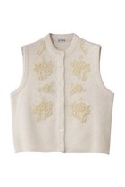 【ウィムガゼット/Whim Gazette】の【GEMINI】ビーズニットジレ 人気、トレンドファッション・服の通販 founy(ファニー) ファッション Fashion レディースファッション Fashion for Women アウター Coat / Outerwear Collection レディースジャケット・軽アウター Jackets コンパクト Compact, Small Size ジャケット Jacket, Outerwear フォックス Fox, Fox Fur ベスト Vest, Waistcoat ベーシック Basic, Essential エレガント 上品 Elegant thumbnail オフホワイト|ID: prp329100004655115 ipo3291000000036832773