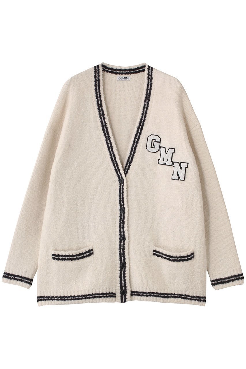 【ウィムガゼット/Whim Gazette】の【GEMINI】ワッペンツキニットカーディガン インテリア・キッズ・メンズ・レディースファッション・服の通販 founy(ファニー) 　ファッション　Fashion　レディースファッション　Fashion for Women　トップス・カットソー　Cut & Sew Tops　ニット　Knit Tops & Sweaters　カーディガン・羽織り　Layered Style Cardigans　カーディガン　Cardigan, Knitwear　ロング　Long, Long-Length　オフホワイト|ID: prp329100004655116 ipo3291000000035818007