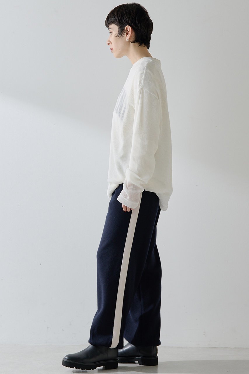 【ウィムガゼット/Whim Gazette】の【GEMINI】ニットパンツ 人気、トレンドファッション・服の通販 founy(ファニー) 　ファッション　Fashion　レディースファッション　Fashion for Women　パンツ　Pants & Trousers　おすすめ　Recommended / Our Picks　ストレート　Straight, Straight Cut　リラックス　Relax, Relaxed Fit　今季　This Season, Current Season　定番　Standard, Basic Item　新作・新入荷　New Arrivals / New In　other-7|ID: prp329100004655117 ipo3291000000033663548