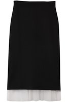 【ウィムガゼット/Whim Gazette】の【GEMINI】ニットレイヤードスカート 人気、トレンドファッション・服の通販 founy(ファニー) ファッション Fashion レディースファッション Fashion for Women スカート Skirts ロングスカート Long Skirts / Maxi & Midi Skirts おすすめ Recommended / Our Picks スウェット / スエット Sweatshirt, Sweatwear ストレート Straight, Straight Cut ダウン Down, Puffer チュール Tulip, Tulip Motif ロング Long, Long-Length 新作・新入荷 New Arrivals / New In |ID:prp329100004655118