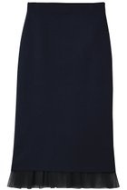 【ウィムガゼット/Whim Gazette】の【GEMINI】ニットレイヤードスカート 人気、トレンドファッション・服の通販 founy(ファニー) ファッション Fashion レディースファッション Fashion for Women スカート Skirts ロングスカート Long Skirts / Maxi & Midi Skirts おすすめ Recommended / Our Picks スウェット / スエット Sweatshirt, Sweatwear ストレート Straight, Straight Cut ダウン Down, Puffer チュール Tulip, Tulip Motif ロング Long, Long-Length 新作・新入荷 New Arrivals / New In thumbnail ネイビー|ID: prp329100004655118 ipo3291000000033663554