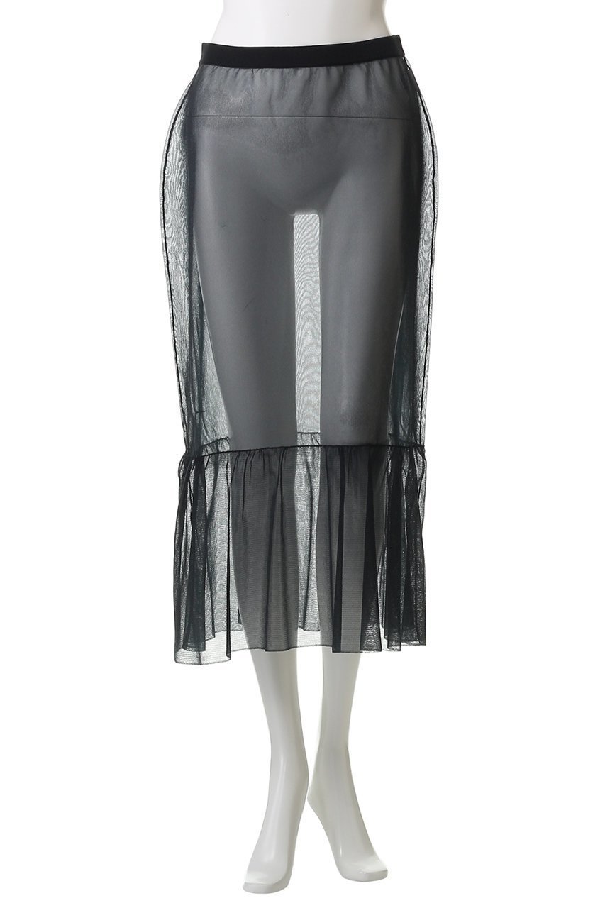 【ウィムガゼット/Whim Gazette】の【GEMINI】ニットレイヤードスカート 人気、トレンドファッション・服の通販 founy(ファニー) 　ファッション　Fashion　レディースファッション　Fashion for Women　スカート　Skirts　ロングスカート　Long Skirts / Maxi & Midi Skirts　おすすめ　Recommended / Our Picks　スウェット / スエット　Sweatshirt, Sweatwear　ストレート　Straight, Straight Cut　ダウン　Down, Puffer　チュール　Tulip, Tulip Motif　ロング　Long, Long-Length　other-6|ID: prp329100004655118 ipo3291000000035644415