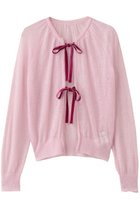 【デザイン ワークス/DESIGN WORKS】のBEAUVET モヘアリボンカーディガン 人気、トレンドファッション・服の通販 founy(ファニー) ファッション Fashion レディースファッション Fashion for Women トップス・カットソー Cut & Sew Tops ニット Knit Tops & Sweaters カーディガン・羽織り Layered Style Cardigans おすすめ Recommended / Our Picks カーディガン Cardigan, Knitwear デニム Denim, Jeans Material フェミニン Feminine, Girly フロント Front, Front Design リボン Ribbon, Bow 新作・新入荷 New Arrivals / New In thumbnail ピンク|ID: prp329100004655124 ipo3291000000033663670