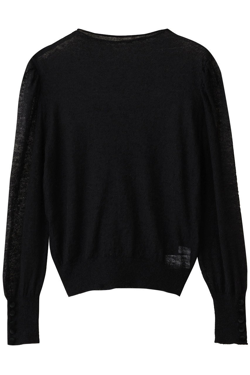 【デザイン ワークス/DESIGN WORKS】のBEAUVET モヘアプルオーバー インテリア・キッズ・メンズ・レディースファッション・服の通販 founy(ファニー) 　ファッション　Fashion　レディースファッション　Fashion for Women　トップス・カットソー　Cut & Sew Tops　ニット　Knit Tops & Sweaters　カジュアルプルオーバー・ニットトップス　Pullovers & Knit Tops / Casual Pullovers　おすすめ　Recommended / Our Picks　インナー　Innerwear　シアー　Sheer, See-Through　スウェット / スエット　Sweatshirt, Sweatwear　スリーブ　Sleeve, Long Sleeve / Short Sleeve　フェミニン　Feminine, Girly　ボトルネック　Bottle Neck, Mock Neck　エレガント 上品　Elegant　新作・新入荷　New Arrivals / New In　ブラック|ID: prp329100004655125 ipo3291000000033663685