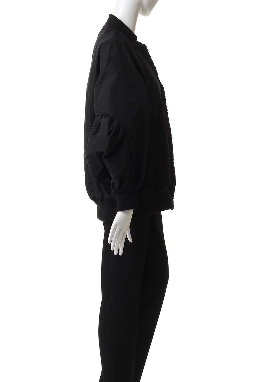 【デザイン ワークス/DESIGN WORKS】のBEAUVET レースコンビタフタブルゾン 人気、トレンドファッション・服の通販 founy(ファニー) ファッション Fashion レディースファッション Fashion for Women アウター Coat / Outerwear Collection レディースジャケット・軽アウター Jackets ブルゾンジャケット・スポーティアウター Blouson Jackets ギャザー Gathered, Ruffled コンビ Combo, Combination Style ジャケット Jacket, Outerwear スリーブ Sleeve, Long Sleeve / Short Sleeve タフタ Taffeta, Structured Fabric デニム Denim, Jeans Material ブルゾン Blouson, Bomber Jacket レース Lace, Lace Fabric ワイド Wide, Wide Fit other-3|ID: prp329100004655126 ipo3291000000036101771