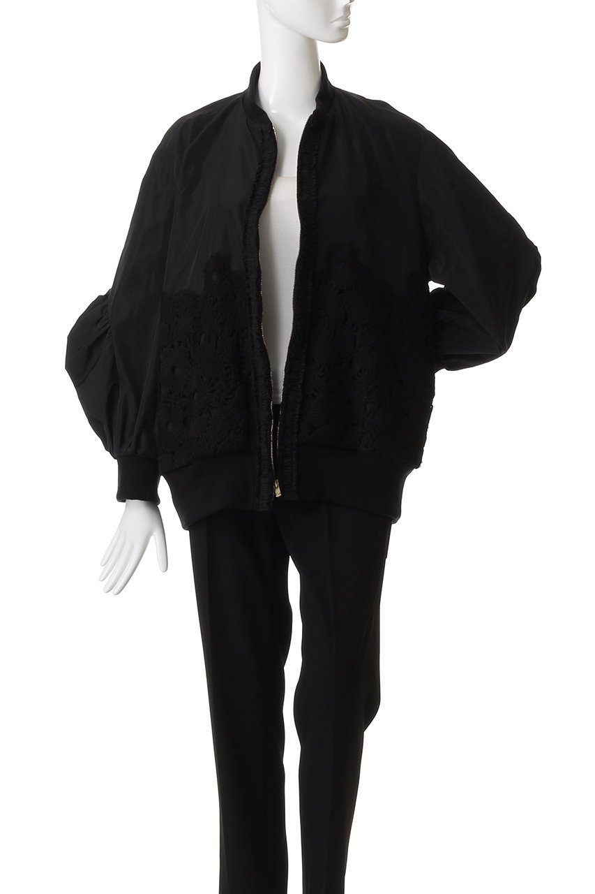 【デザイン ワークス/DESIGN WORKS】のBEAUVET レースコンビタフタブルゾン 人気、トレンドファッション・服の通販 founy(ファニー) ファッション Fashion レディースファッション Fashion for Women アウター Coat / Outerwear Collection レディースジャケット・軽アウター Jackets ブルゾンジャケット・スポーティアウター Blouson Jackets ギャザー Gathered, Ruffled コンビ Combo, Combination Style ジャケット Jacket, Outerwear スリーブ Sleeve, Long Sleeve / Short Sleeve タフタ Taffeta, Structured Fabric デニム Denim, Jeans Material ブルゾン Blouson, Bomber Jacket レース Lace, Lace Fabric ワイド Wide, Wide Fit other-7|ID: prp329100004655126 ipo3291000000036101775