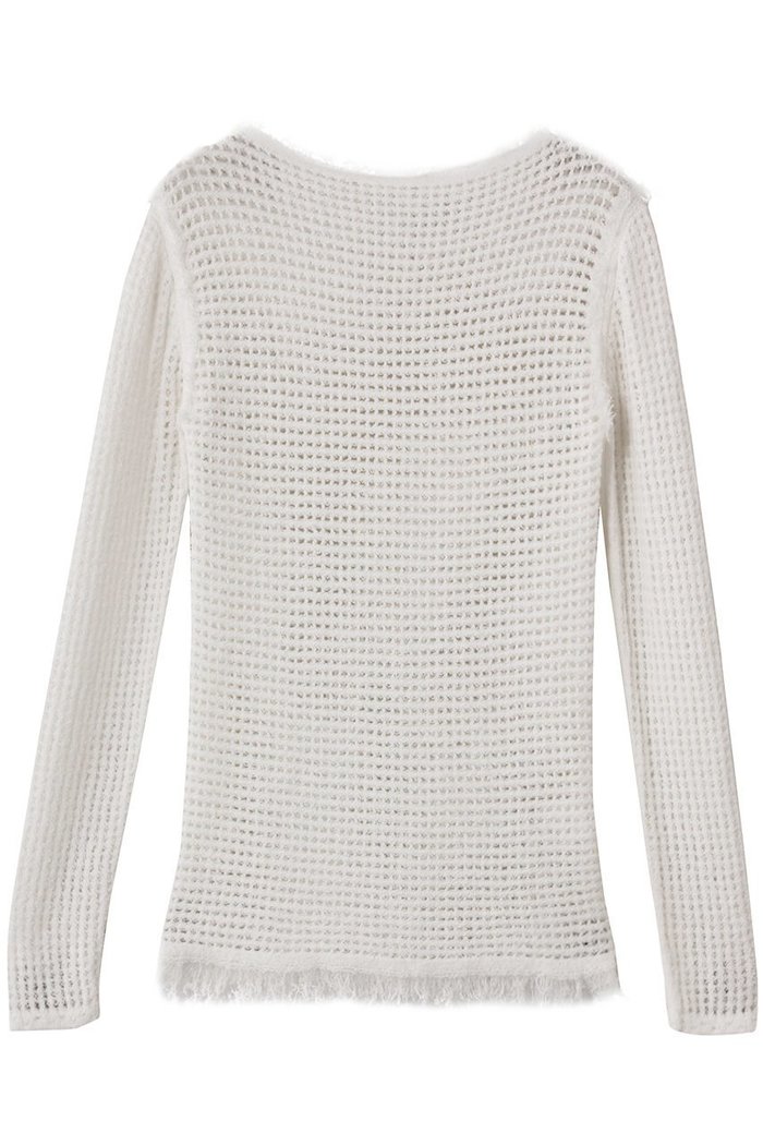 【マルティニーク/martinique】の【CURRENTAGE】Mesh knit インテリア・キッズ・メンズ・レディースファッション・服の通販 founy(ファニー) https://founy.com/ ファッション Fashion レディースファッション Fashion for Women トップス・カットソー Cut & Sew Tops ニット Knit Tops & Sweaters カジュアルプルオーバー・ニットトップス Pullovers & Knit Tops / Casual Pullovers おすすめ Recommended / Our Picks フィット Fit, Slim Fit フリンジ Fringe, Tassel メッシュ Mesh, Net Fabric 新作・新入荷 New Arrivals / New In |ID: prp329100004655128 ipo3291000000033663745
