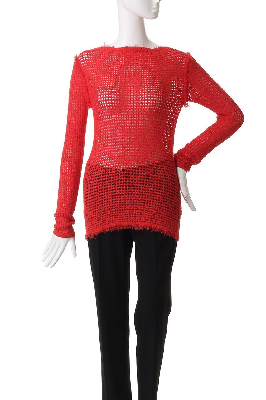 【マルティニーク/martinique】の【CURRENTAGE】Mesh knit 人気、トレンドファッション・服の通販 founy(ファニー) 　ファッション　Fashion　レディースファッション　Fashion for Women　トップス・カットソー　Cut & Sew Tops　ニット　Knit Tops & Sweaters　カジュアルプルオーバー・ニットトップス　Pullovers & Knit Tops / Casual Pullovers　おすすめ　Recommended / Our Picks　フィット　Fit, Slim Fit　フリンジ　Fringe, Tassel　メッシュ　Mesh, Net Fabric　新作・新入荷　New Arrivals / New In　other-2|ID: prp329100004655128 ipo3291000000033663756