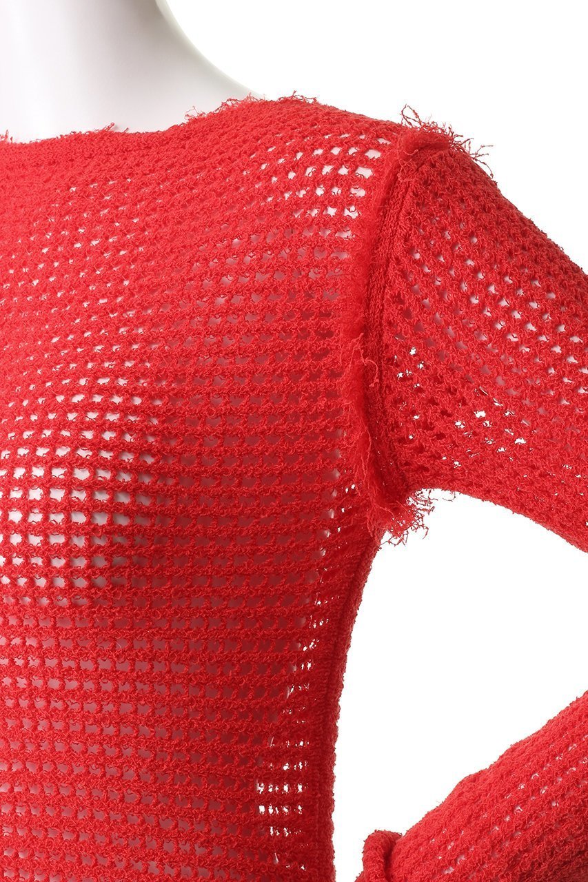 【マルティニーク/martinique】の【CURRENTAGE】Mesh knit 人気、トレンドファッション・服の通販 founy(ファニー) 　ファッション　Fashion　レディースファッション　Fashion for Women　トップス・カットソー　Cut & Sew Tops　ニット　Knit Tops & Sweaters　カジュアルプルオーバー・ニットトップス　Pullovers & Knit Tops / Casual Pullovers　おすすめ　Recommended / Our Picks　フィット　Fit, Slim Fit　フリンジ　Fringe, Tassel　メッシュ　Mesh, Net Fabric　新作・新入荷　New Arrivals / New In　other-6|ID: prp329100004655128 ipo3291000000033663762