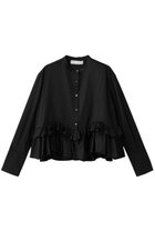 【マリリンムーン/MARILYN MOON】のスパイラルラッフルブラウス 人気、トレンドファッション・服の通販 founy(ファニー) ファッション Fashion レディースファッション Fashion for Women トップス・カットソー Cut & Sew Tops シャツ・ブラウス・オフィスカジュアル Elegant Blouses & Button-Ups おすすめ Recommended / Our Picks シンプル Simple, Minimal ジャケット Jacket, Outerwear スリーブ Sleeve, Long Sleeve / Short Sleeve ツイル Twist, Twisted Detail バランス Balance, Style Balance ボトム Bottoms, Lower Wear ラッフル Ruffle, Frill ロング Long, Long-Length 人気 Popular, Best Seller 新作・新入荷 New Arrivals / New In thumbnail ブラック|ID: prp329100004655130 ipo3291000000033663781