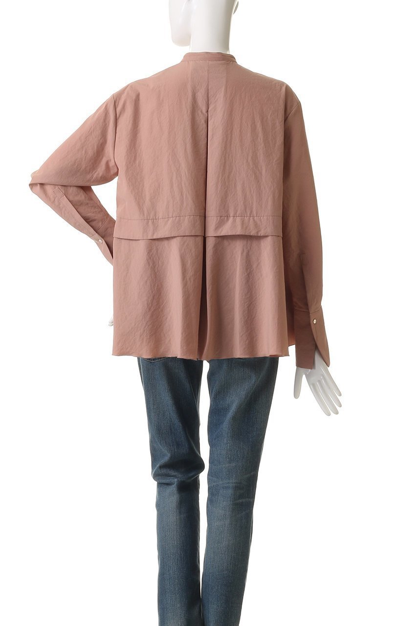 【マリリンムーン/MARILYN MOON】のタックフリルフレアシャツ 人気、トレンドファッション・服の通販 founy(ファニー) 　ファッション　Fashion　レディースファッション　Fashion for Women　トップス・カットソー　Cut & Sew Tops　シャツ・ブラウス・オフィスカジュアル　Elegant Blouses & Button-Ups　おすすめ　Recommended / Our Picks　カーディガン　Cardigan, Knitwear　ジャケット　Jacket, Outerwear　スリーブ　Sleeve, Long Sleeve / Short Sleeve　バランス　Balance, Style Balance　フリル　Frill, Ruffle　フレア　Flare, Flared　ボトム　Bottoms, Lower Wear　ロング　Long, Long-Length　台形　A-Line, Trapezoid Shape　新作・新入荷　New Arrivals / New In　other-4|ID: prp329100004655131 ipo3291000000033663799