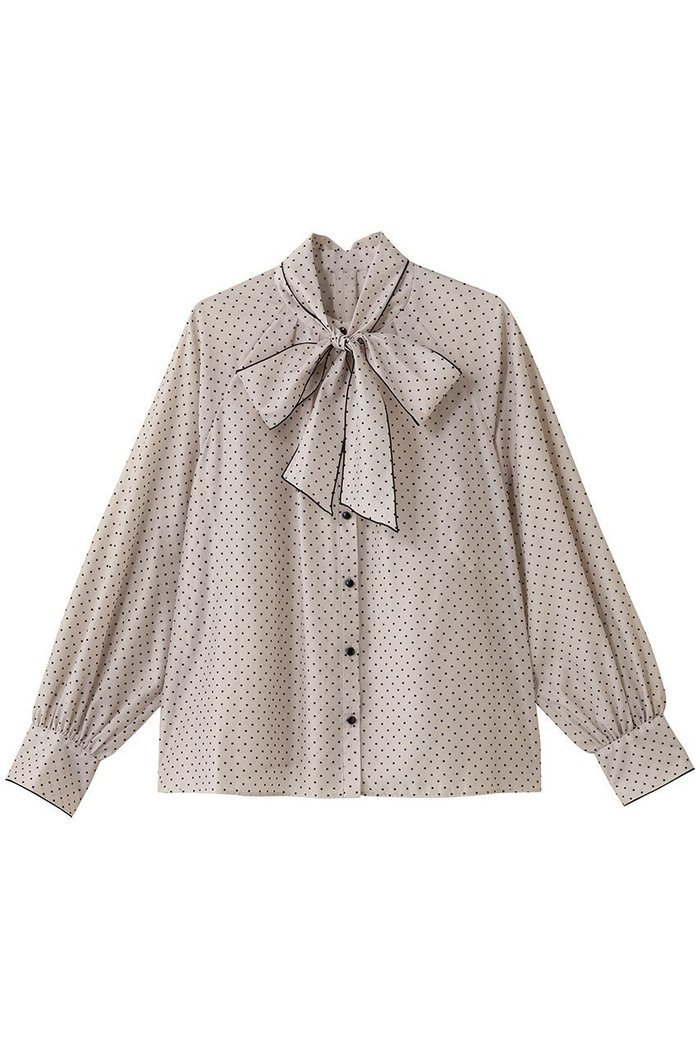 【アナイ/ANAYI】のドットオーガンジーリボンブラウス インテリア・キッズ・メンズ・レディースファッション・服の通販 founy(ファニー) https://founy.com/ ファッション Fashion レディースファッション Fashion for Women トップス・カットソー Cut & Sew Tops シャツ・ブラウス・オフィスカジュアル Elegant Blouses & Button-Ups オーガンジー Organza Fabric カフス Cuff Design シルク Silk, 100% Silk スリーブ Sleeve, Long Sleeve / Short Sleeve ドット Polka Dot, Dot Pattern フェミニン Feminine, Girly ロング Long, Long-Length 新作・新入荷 New Arrivals / New In |ID: prp329100004655140 ipo3291000000033663930