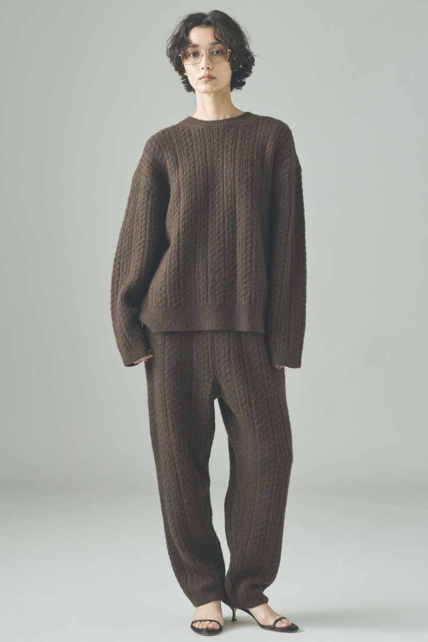 【カレンソロジー/Curensology】のシャギーケーブルニットパンツ 人気、トレンドファッション・服の通販 founy(ファニー) 　ファッション　Fashion　レディースファッション　Fashion for Women　パンツ　Pants & Trousers　おすすめ　Recommended / Our Picks　ストレッチ　Stretch, Stretchy Fabric　セットアップ　Set-Up, Coordinated Outfit　ポケット　Pocket, Pocket Detail　ランダム　Random, Irregular　リラックス　Relax, Relaxed Fit　新作・新入荷　New Arrivals / New In　other-6|ID: prp329100004655142 ipo3291000000033663974