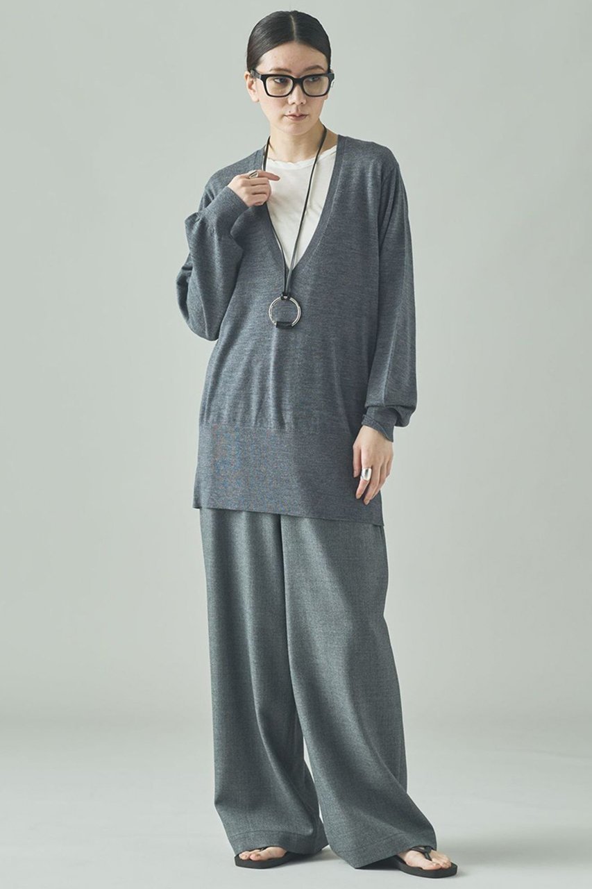 【カレンソロジー/Curensology】のウールワイドドロストパンツ 人気、トレンドファッション・服の通販 founy(ファニー) 　ファッション　Fashion　レディースファッション　Fashion for Women　パンツ　Pants & Trousers　ショート　Short, Short Length　フォルム　Silhouette, Form　ロング　Long, Long-Length　ワイド　Wide, Wide Fit　新作・新入荷　New Arrivals / New In　日本製　Made In Japan　other-4|ID: prp329100004655144 ipo3291000000033664012