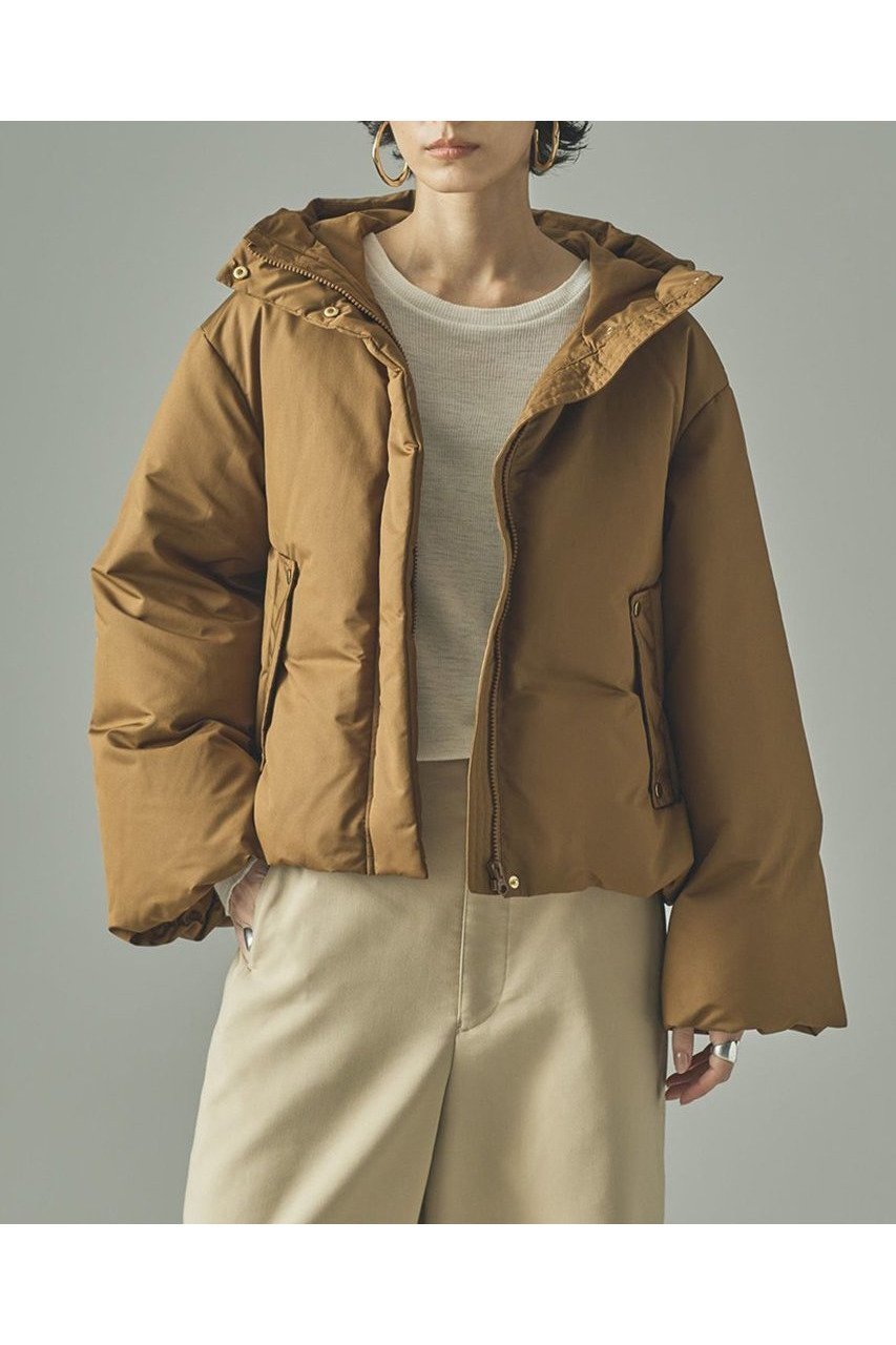 【カレンソロジー/Curensology】の2WAYフードダウンジャケット インテリア・キッズ・メンズ・レディースファッション・服の通販 founy(ファニー) 　ファッション　Fashion　レディースファッション　Fashion for Women　アウター　Coat / Outerwear Collection　レディースジャケット・軽アウター　Jackets　ショート　Short, Short Length　ジャケット　Jacket, Outerwear　スリーブ　Sleeve, Long Sleeve / Short Sleeve　ダウン　Down, Puffer　バランス　Balance, Style Balance　ポンチョ　Poncho, Cape Style　新作・新入荷　New Arrivals / New In　キャメル|ID: prp329100004655145 ipo3291000000033664019