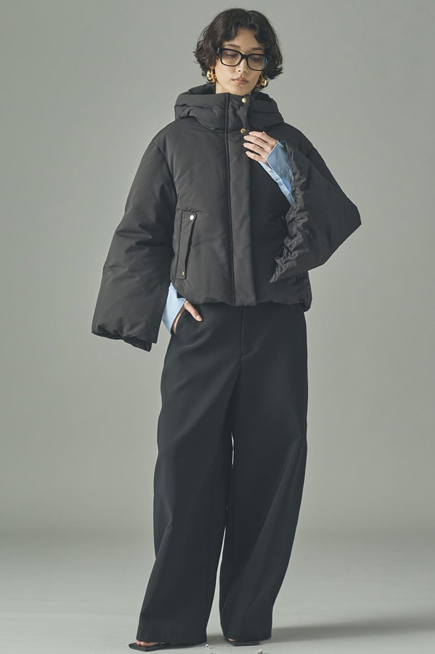 【カレンソロジー/Curensology】の2WAYフードダウンジャケット 人気、トレンドファッション・服の通販 founy(ファニー) 　ファッション　Fashion　レディースファッション　Fashion for Women　アウター　Coat / Outerwear Collection　レディースジャケット・軽アウター　Jackets　ショート　Short, Short Length　ジャケット　Jacket, Outerwear　スリーブ　Sleeve, Long Sleeve / Short Sleeve　ダウン　Down, Puffer　バランス　Balance, Style Balance　ポンチョ　Poncho, Cape Style　other-7|ID: prp329100004655145 ipo3291000000035939228