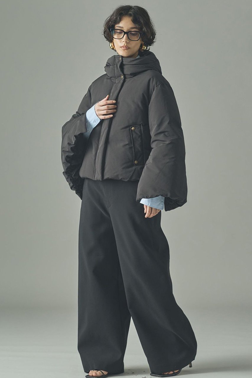 【カレンソロジー/Curensology】の2WAYフードダウンジャケット 人気、トレンドファッション・服の通販 founy(ファニー) 　ファッション　Fashion　レディースファッション　Fashion for Women　アウター　Coat / Outerwear Collection　レディースジャケット・軽アウター　Jackets　ショート　Short, Short Length　ジャケット　Jacket, Outerwear　スリーブ　Sleeve, Long Sleeve / Short Sleeve　ダウン　Down, Puffer　バランス　Balance, Style Balance　ポンチョ　Poncho, Cape Style　other-8|ID: prp329100004655145 ipo3291000000035939229