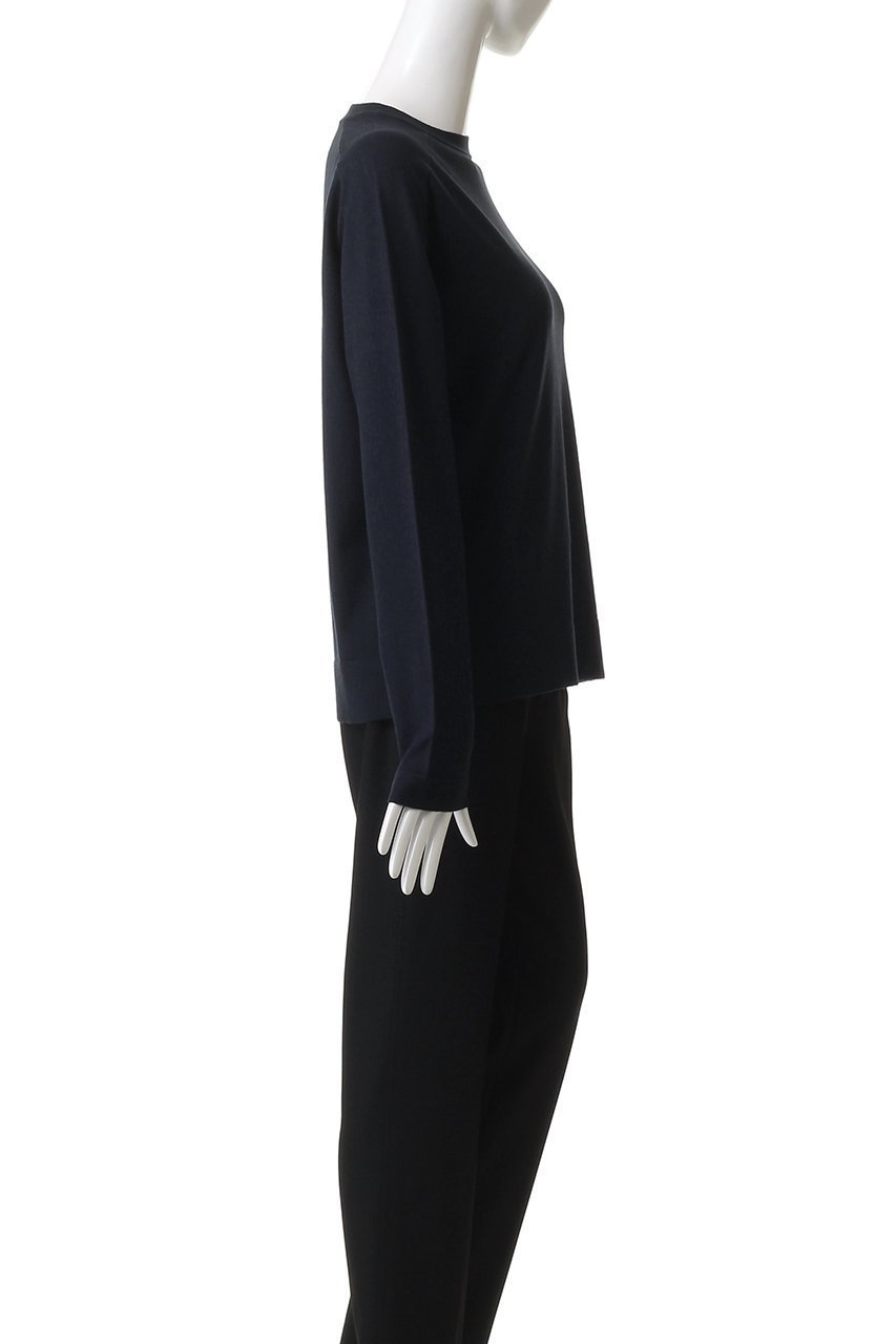 【デパリエ/DEPAREILLE】のウォッシャブルロゴクルーネック 人気、トレンドファッション・服の通販 founy(ファニー) 　ファッション　Fashion　レディースファッション　Fashion for Women　トップス・カットソー　Cut & Sew Tops　ニット　Knit Tops & Sweaters　カジュアルプルオーバー・ニットトップス　Pullovers & Knit Tops / Casual Pullovers　シンプル　Simple, Minimal　ベーシック　Basic, Essential　ボトム　Bottoms, Lower Wear　新作・新入荷　New Arrivals / New In　other-3|ID: prp329100004655148 ipo3291000000033664087