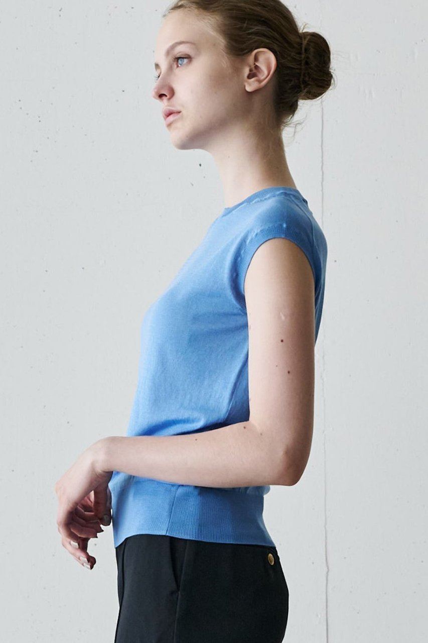 【ジェイドット/j.】の綿シルクニットスリーブレストップス 人気、トレンドファッション・服の通販 founy(ファニー) 　ファッション　Fashion　レディースファッション　Fashion for Women　トップス・カットソー　Cut & Sew Tops　ニット　Knit Tops & Sweaters　カジュアルプルオーバー・ニットトップス　Pullovers & Knit Tops / Casual Pullovers　インナー　Innerwear　シルク　Silk, 100% Silk　シンプル　Simple, Minimal　スリーブ　Sleeve, Long Sleeve / Short Sleeve　ロング　Long, Long-Length　エレガント 上品　Elegant　other-6|ID: prp329100004655150 ipo3291000000033788131