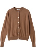 【ジェイドット/j.】の綿シルクニットクルーカーディガン 人気、トレンドファッション・服の通販 founy(ファニー) ファッション Fashion レディースファッション Fashion for Women トップス・カットソー Cut & Sew Tops ニット Knit Tops & Sweaters カーディガン・羽織り Layered Style Cardigans カーディガン Cardigan, Knitwear シルク Silk, 100% Silk ベーシック Basic, Essential エレガント 上品 Elegant thumbnail キャメル|ID: prp329100004655151 ipo3291000000035694641