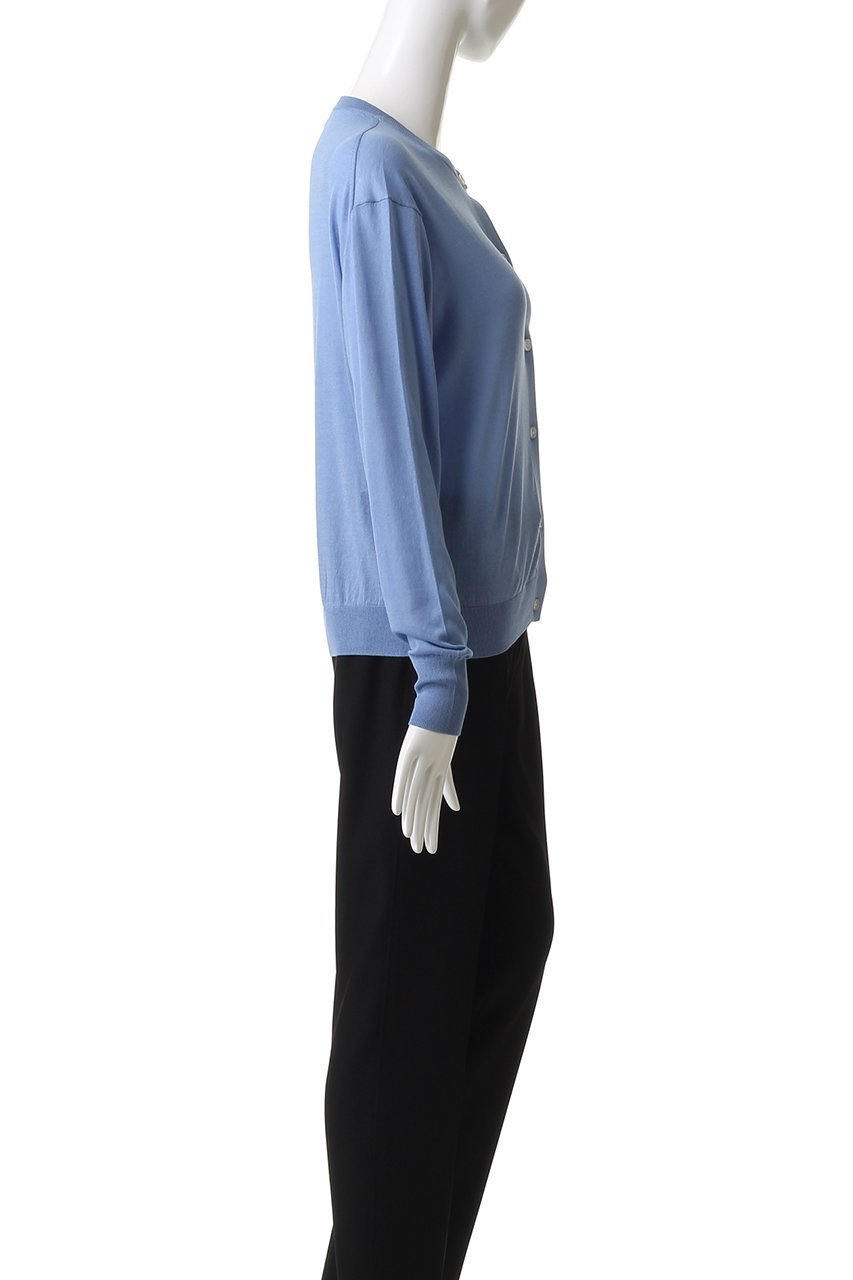 【ジェイドット/j.】の綿シルクニットクルーカーディガン 人気、トレンドファッション・服の通販 founy(ファニー) 　ファッション　Fashion　レディースファッション　Fashion for Women　トップス・カットソー　Cut & Sew Tops　ニット　Knit Tops & Sweaters　カーディガン・羽織り　Layered Style Cardigans　カーディガン　Cardigan, Knitwear　シルク　Silk, 100% Silk　ベーシック　Basic, Essential　エレガント 上品　Elegant　other-3|ID: prp329100004655151 ipo3291000000035859529